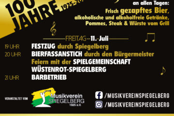 100 Jahre MVS – Festumzug und Bierfassanstich