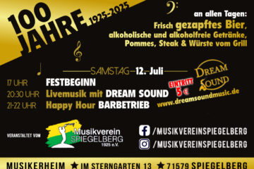 100 Jahre MVS – Liveband DREAM SOUND