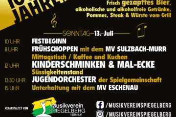 100 Jahre MVS – Vereine zu Besuch bei kulinarischen Highlights und mit Kinderprogramm